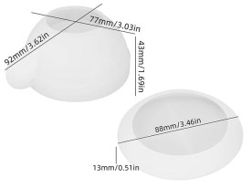 Molde silicona tacita con platito